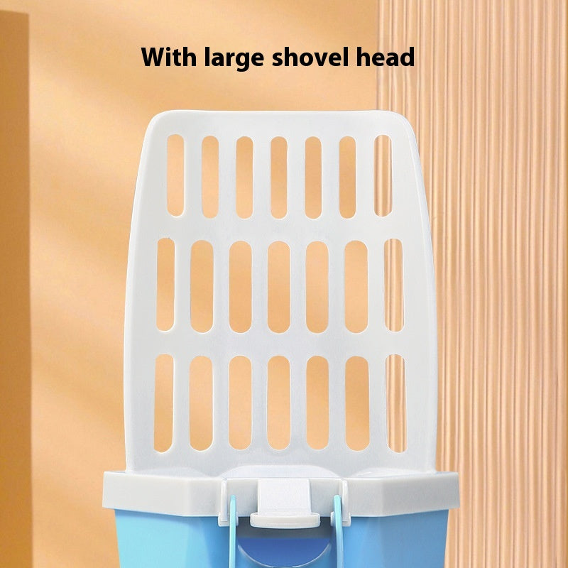 Large Capacity Integrated Cat Litter Scoop Cleaning Tool