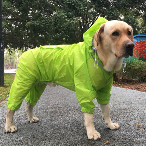 Dog Raincoat Border Shepherd Clothing Waterproof
