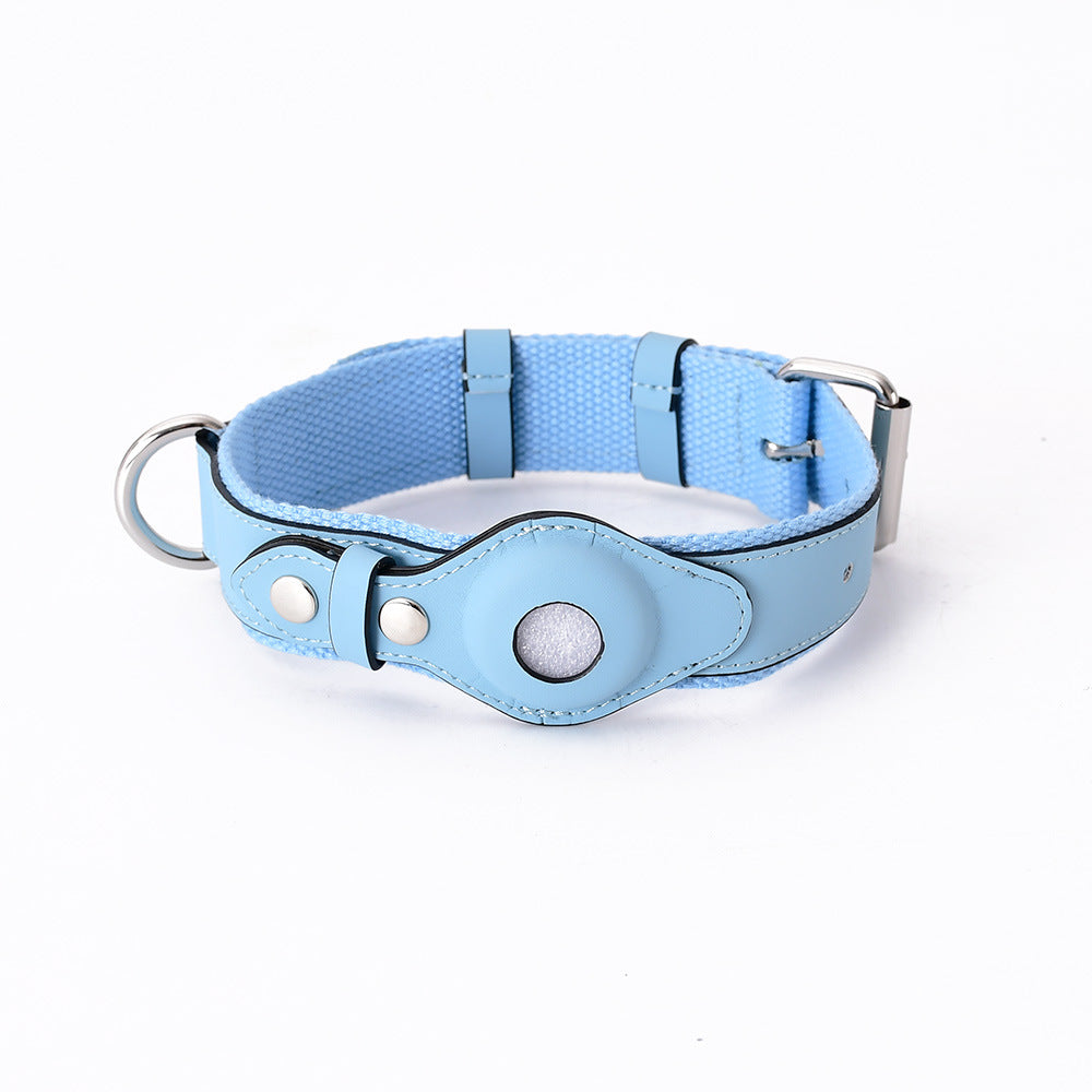 Airtag Pet Collar Tracker Protective Cover Leather