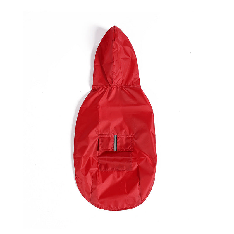 Reflective Large Dog Clothes Windproof When Going Out Hooded