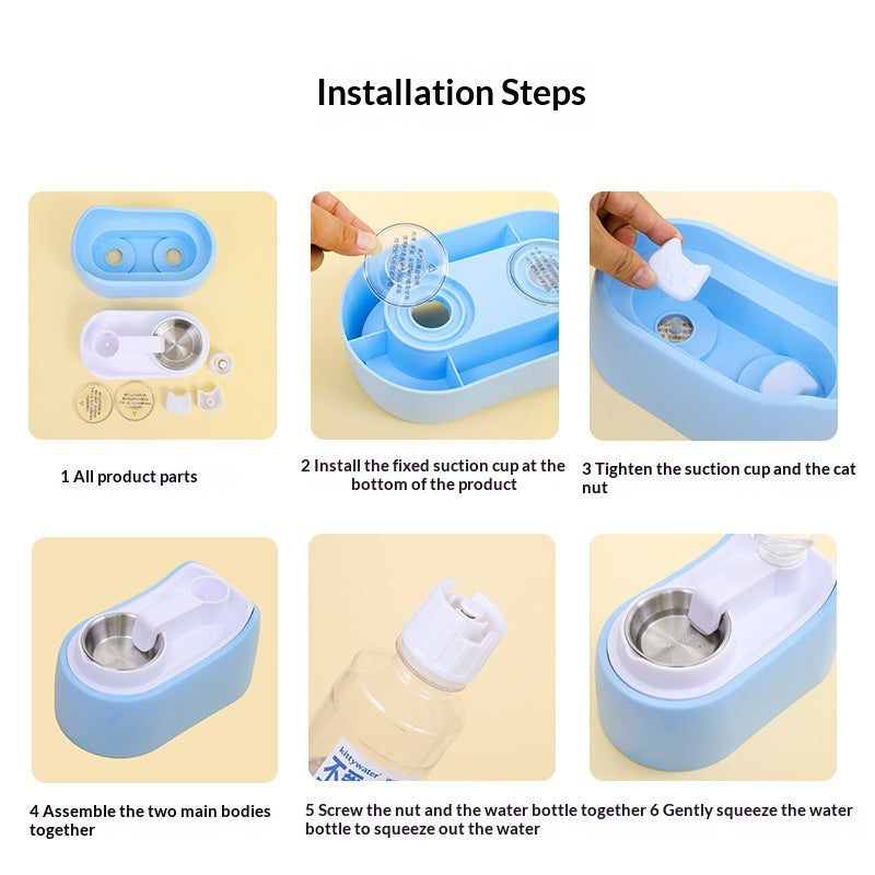 New Cat Water Fountain Filtered Cordless Pet Product