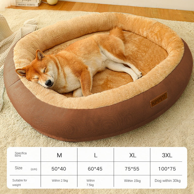 Removable And Washable Dog Bed Warm Cat For Sleeping
