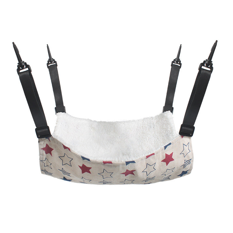 Lamb Fleece Cat Hanging Beds Pets Cage Hammock Bed For Kitten Seat