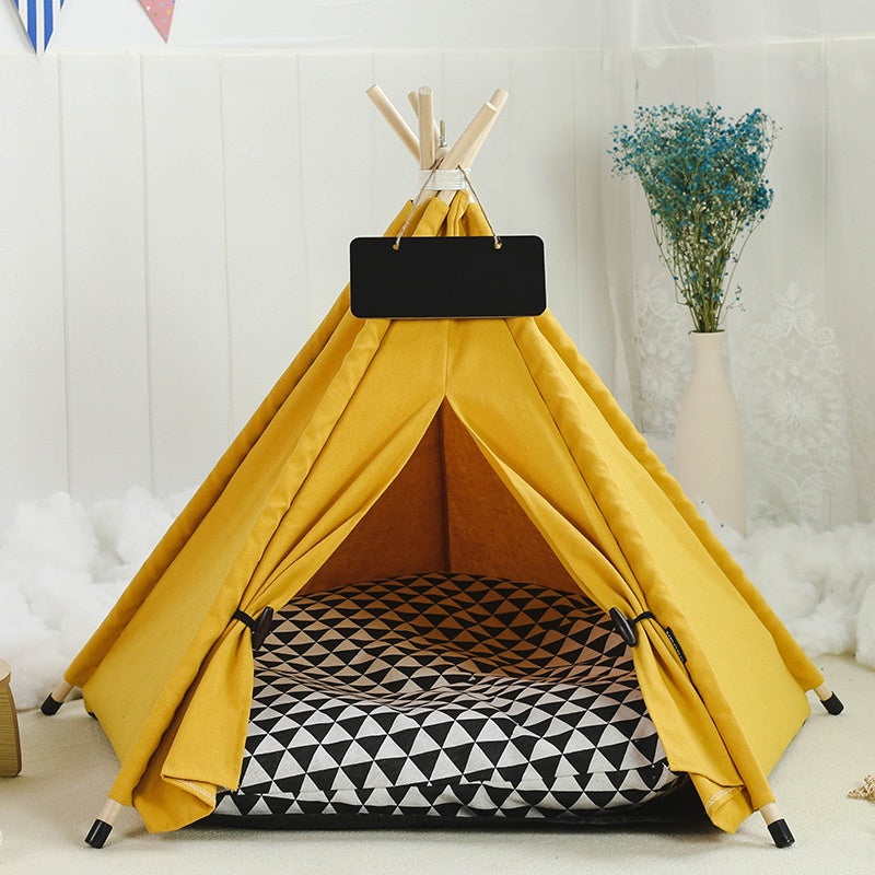 Pet Tent Cat House Removable And Washable Kennel Villa