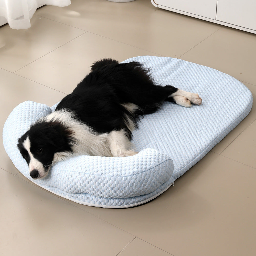 Summer Pet Cooling Mat Kennel Ice Peas Breathable