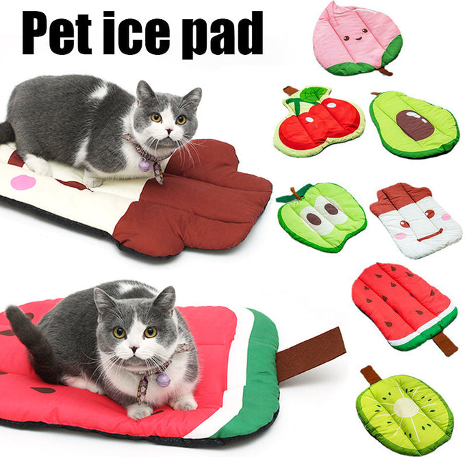 Dog Cooling Mat Pet Beds Cat Rug Ice Silk Pet Self Pad Blanket