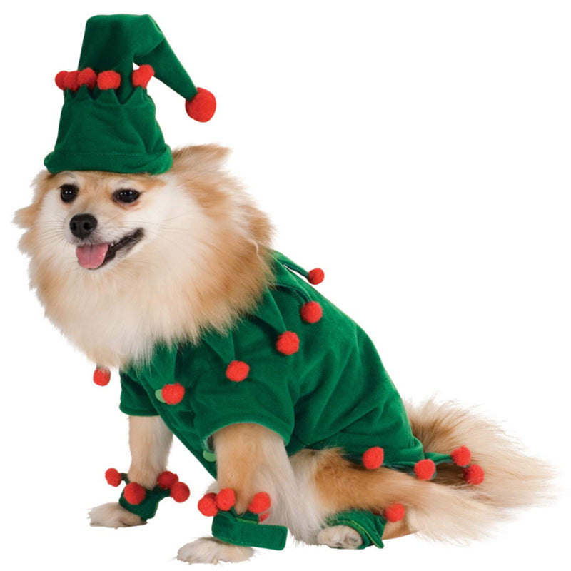 Cute Dog Cat Costume Christmas Cloak Halloween Disguise