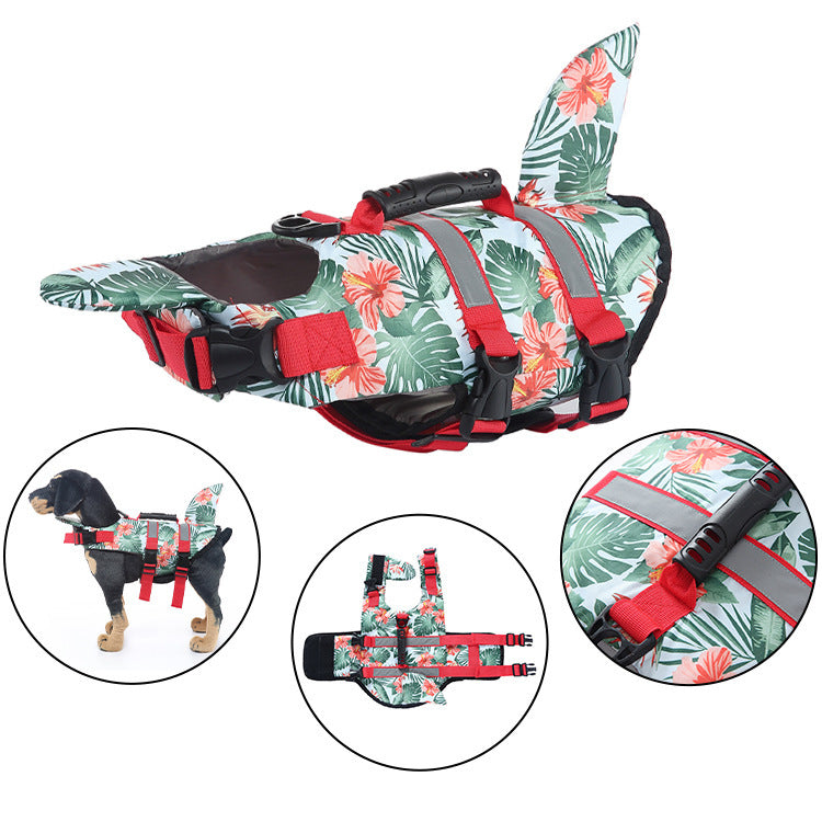 Dog Supplies Pet Swimsuit Life Jacket Pet