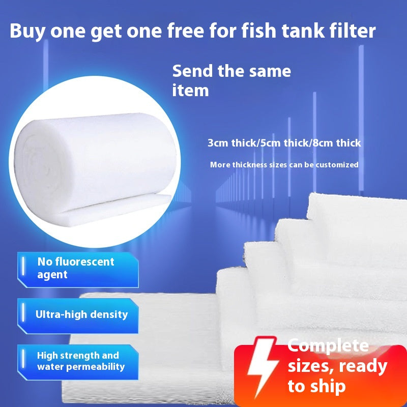 Fish Tank Thickened High Density And Permeability Filter Cotton