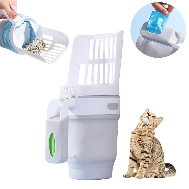 Upgrade Widen Cat Litter Shovel Scoop With Refill Bags Large Box