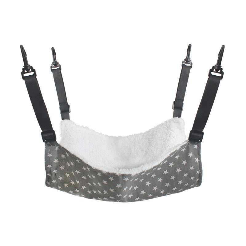 Lamb Fleece Cat Hanging Beds Pets Cage Hammock Bed For Kitten Seat