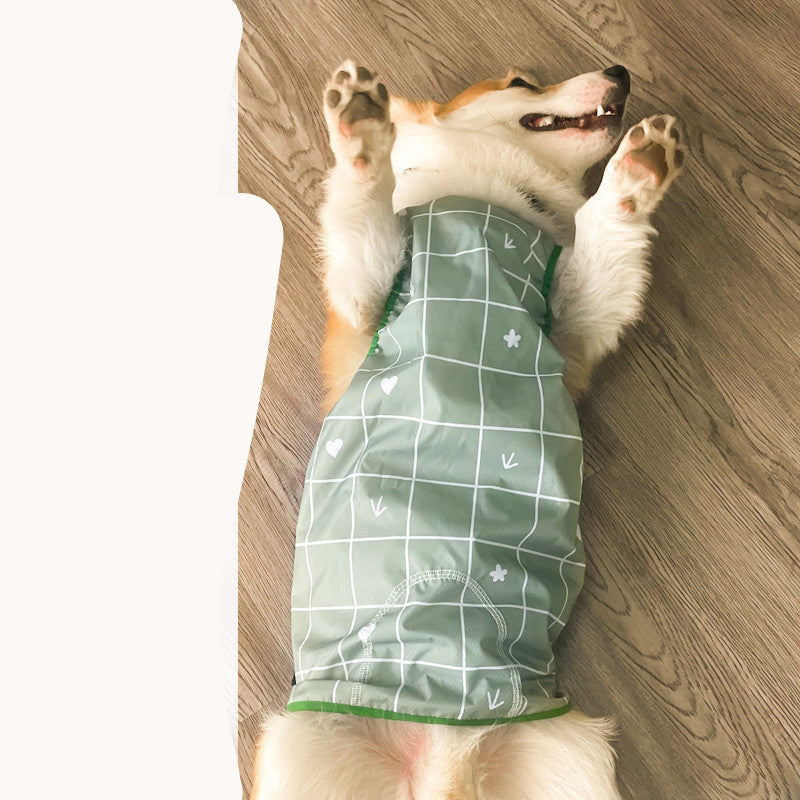 Corgi Dudou Pet Summer Dog Raincoat