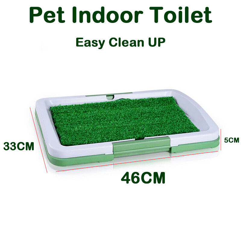 Pet Dog Toilet Mat Indoor Restroom Training Grass Potty Pad Loo