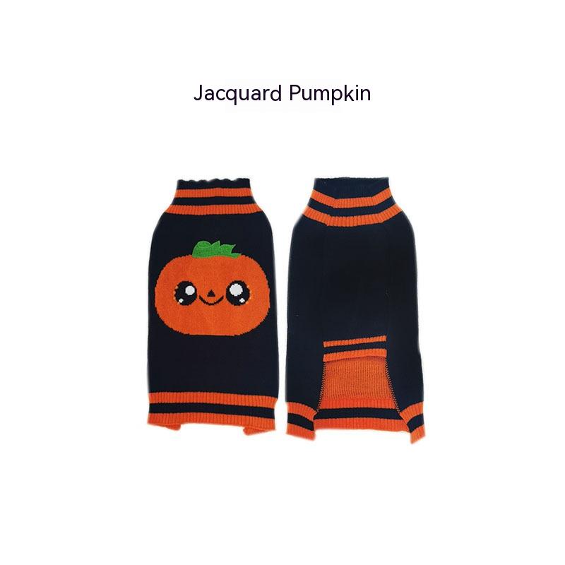 Halloween Dog Sweaters Pet Costume Teddy Warm Leisure Sweater