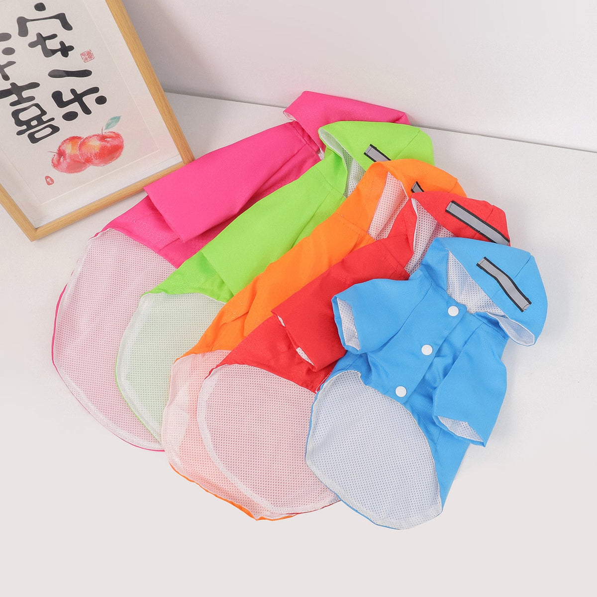 Dog Raincoat Reflective Waterproof Snowproof Pet Coat For Small