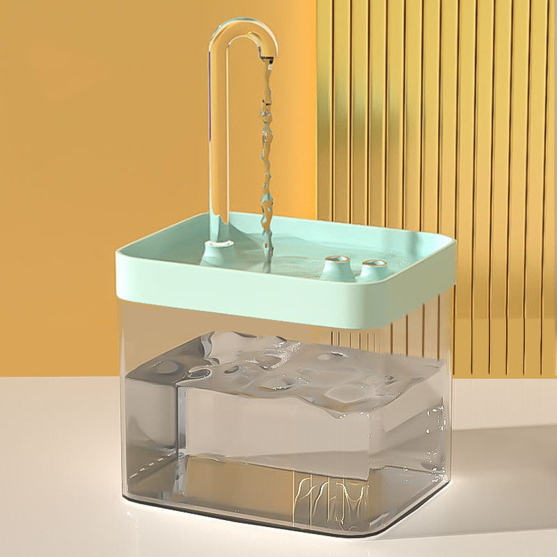Cat Automatic Circulation Flow Mute Water Fountain Mouth Wet-proof