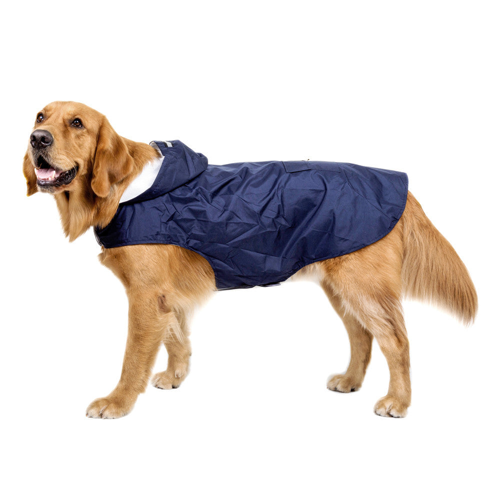 Spring And Autumn Pet Raincoat Rain Poncho Large Dog Clothes
