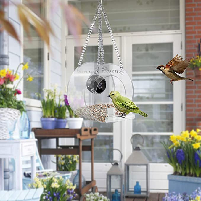Pet Smart Feeder Outdoor Real-time Monitoring With Hd Camera