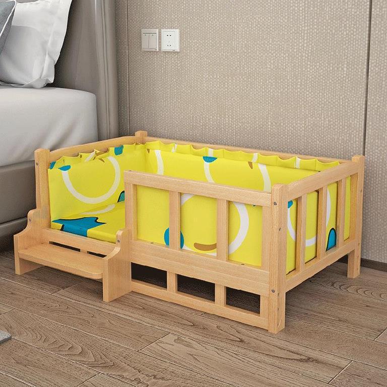 Bed Summer Wooden Pet Dog