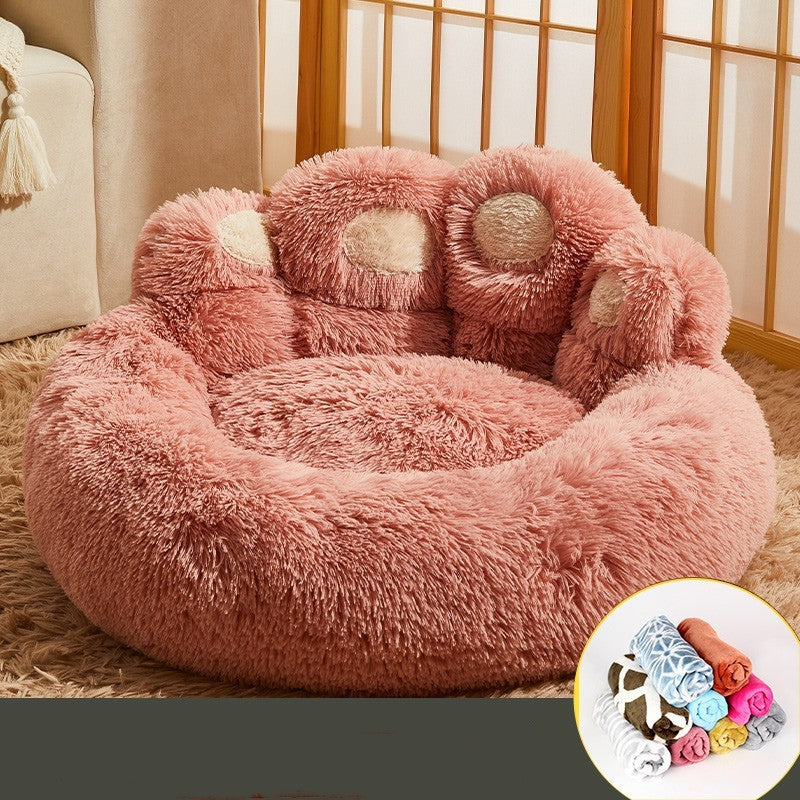 Kennel Warm Medium Large Dog Corgi Golden Retriever Bed