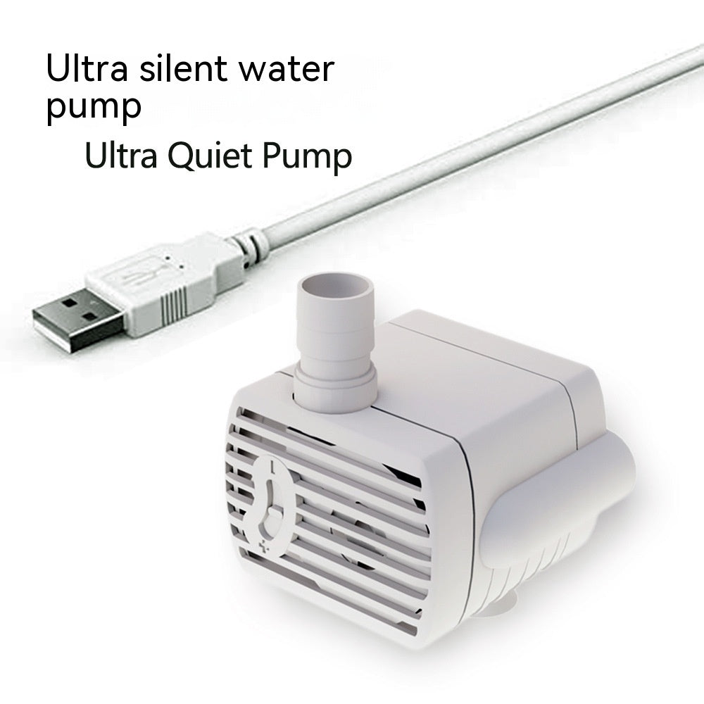 Pet Water Dispenser Water-proof Dry Burning Cat Fountain With Lights
