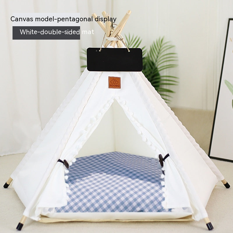 Pet Tent Cat House Removable And Washable Kennel Villa