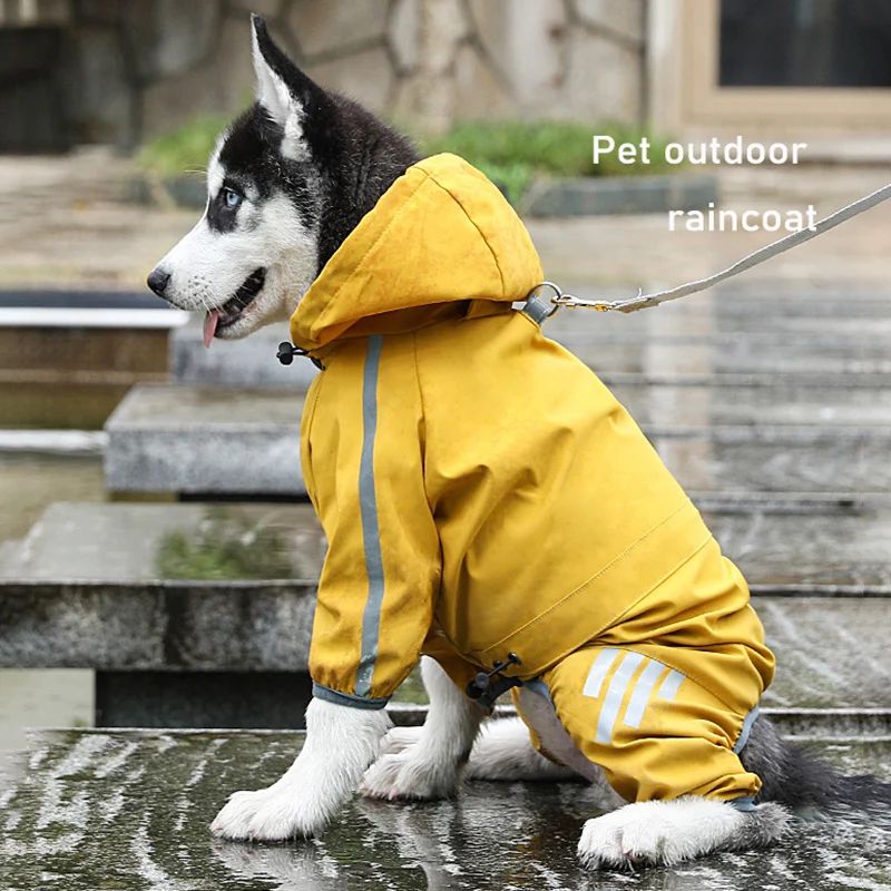 Sily Pet Raincoat Four-legged For Dogs Small Dog Outing Clothes