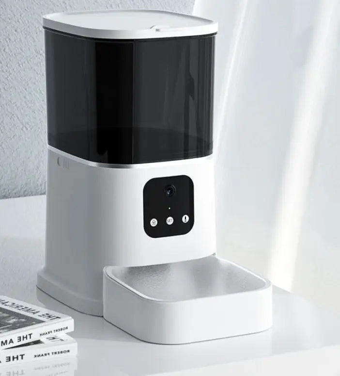 Pawlido™ Smart WiFi Automatic Feeder Voice Recording | App Control | Large Capacity | Smart Timer Feeding
