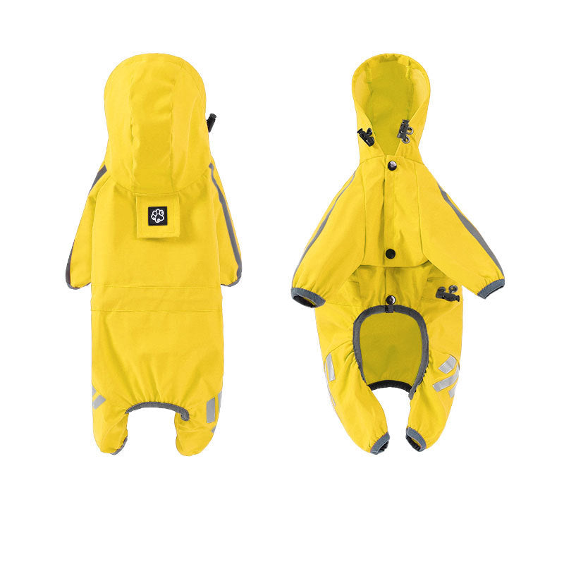 Sily Pet Raincoat Four-legged For Dogs Small Dog Outing Clothes