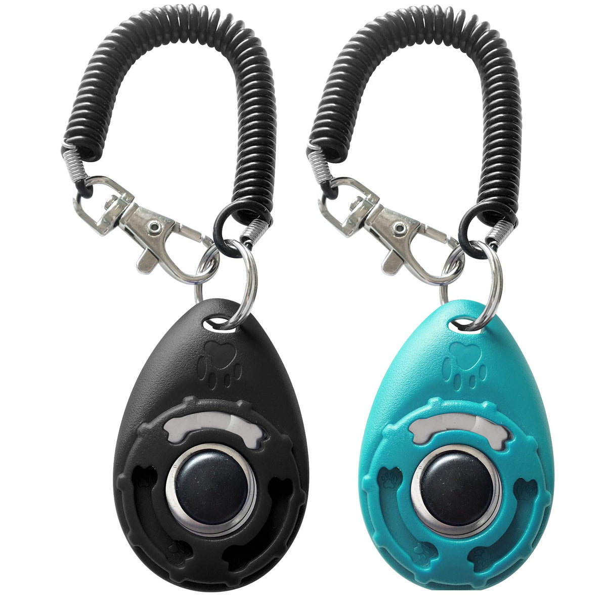 Dog Training Clicker With Sring Wrist And Keyring Pet Clickers