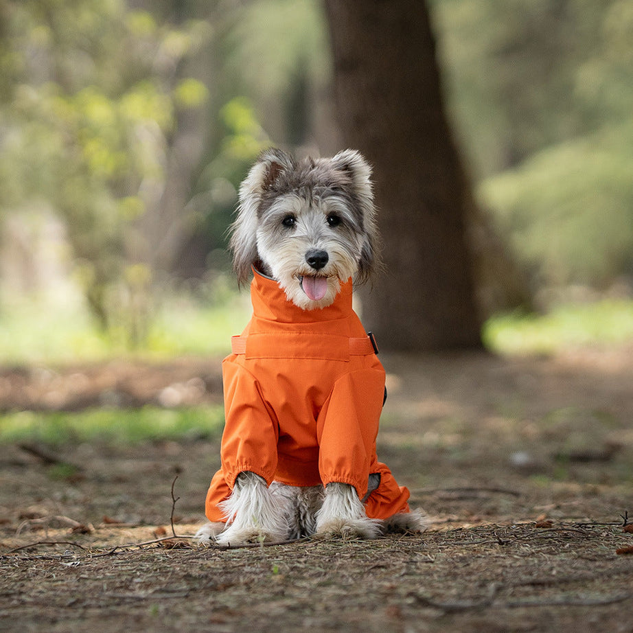 Fashion Personality Dog Pet One-piece Raincoat