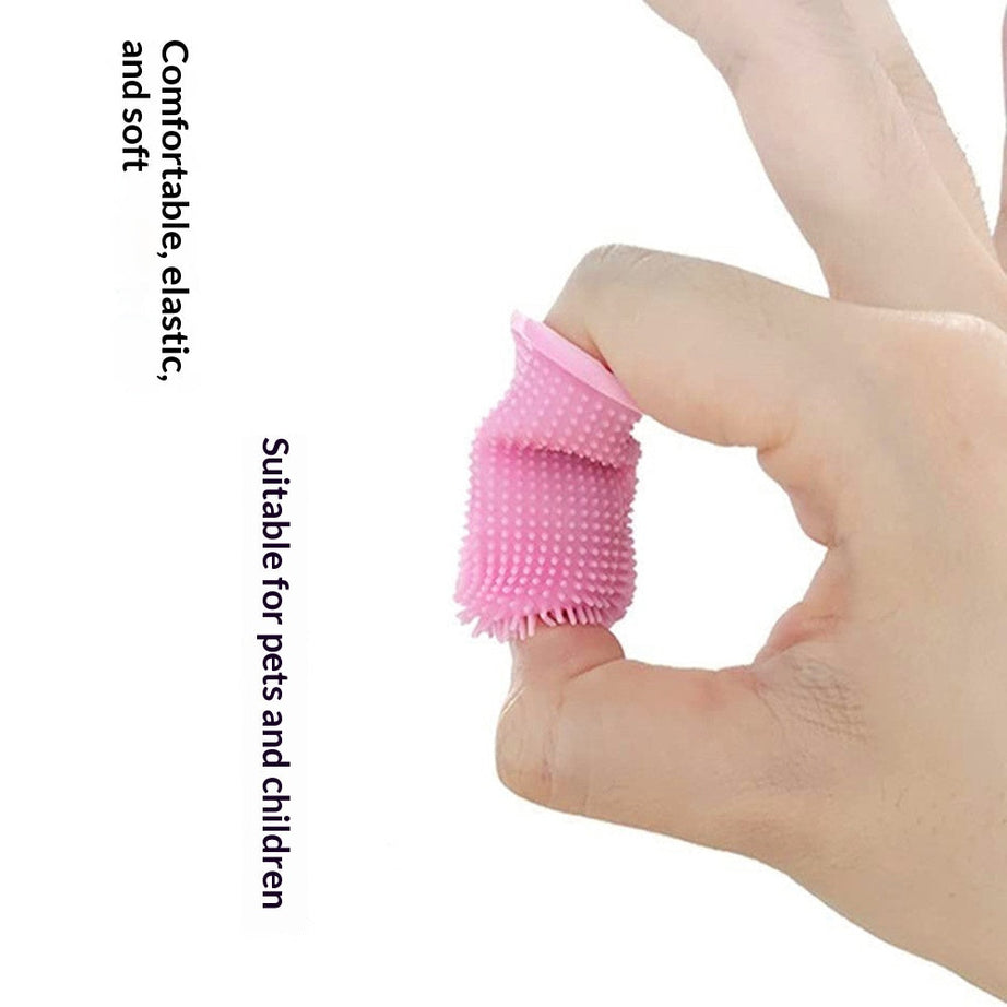 360-degree Silicone Finger Toothbrush For Pets Deep