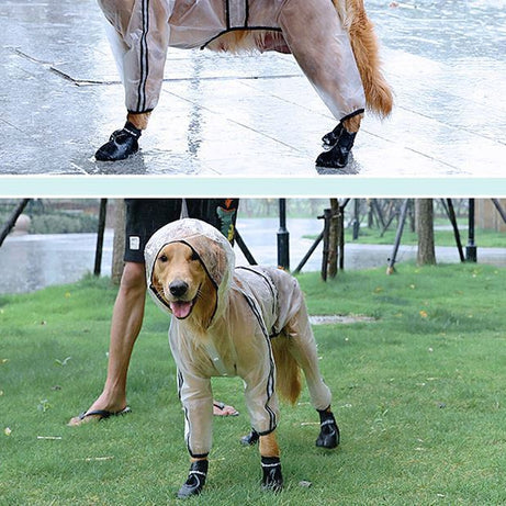 Large Dog Pet Rain Waterproof Raincoat