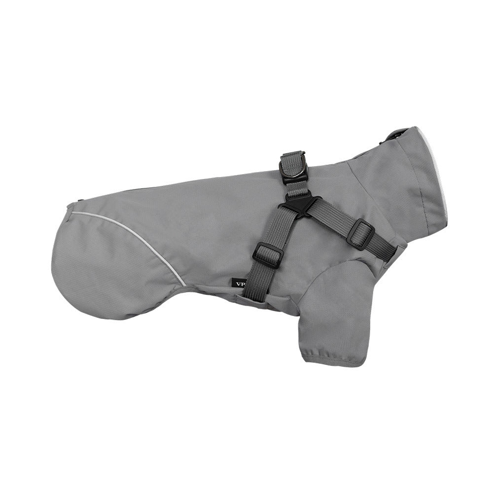 Chest And Back Raincoat Two Legs Waterproof Teddy Medium And Small