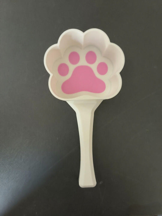 Cute Cat Paw Spoon Pet Dog Food Scoop Multi-color Options