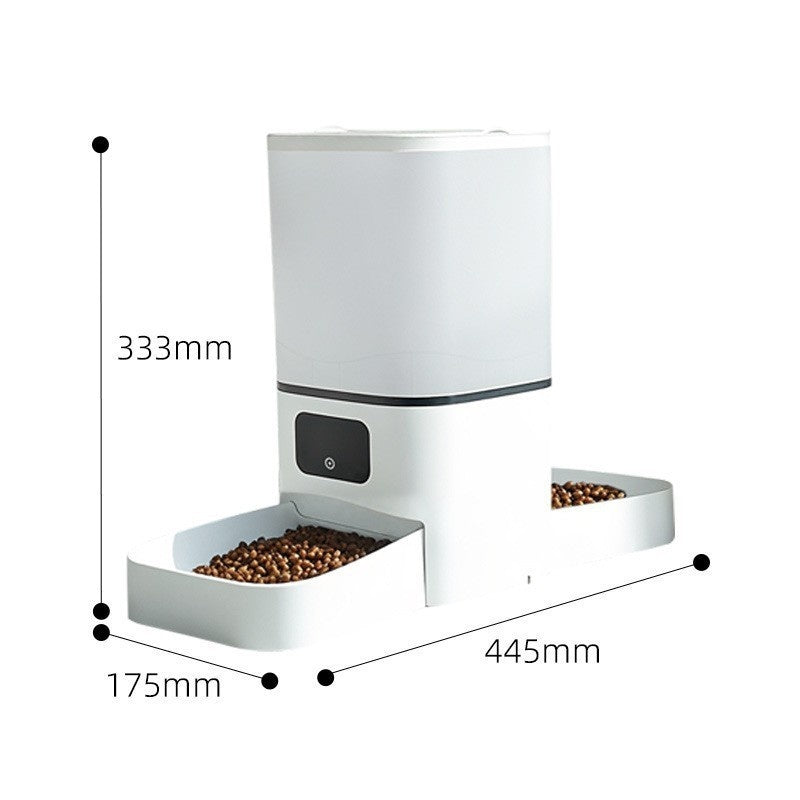 Pet Feeder For Cats 6l Automatic Feed Dispenser With Camera