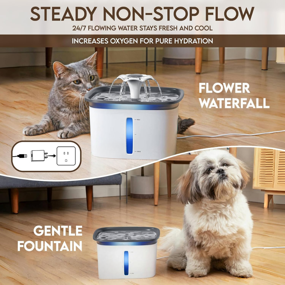 Innovation Award Winner 95oz Pet Fountain Automatic Cat Water Dog