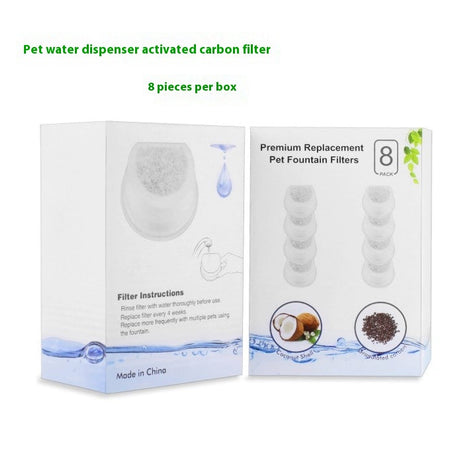 Pet Automatic Fountain Water Dispenser Activated Carbon Filter