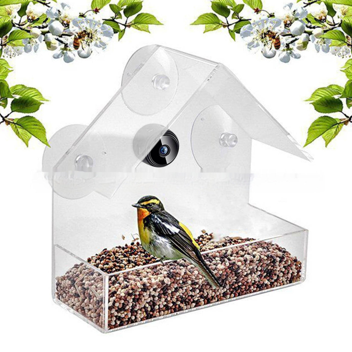 Pet Smart Feeder Outdoor Real-time Monitoring With Hd Camera