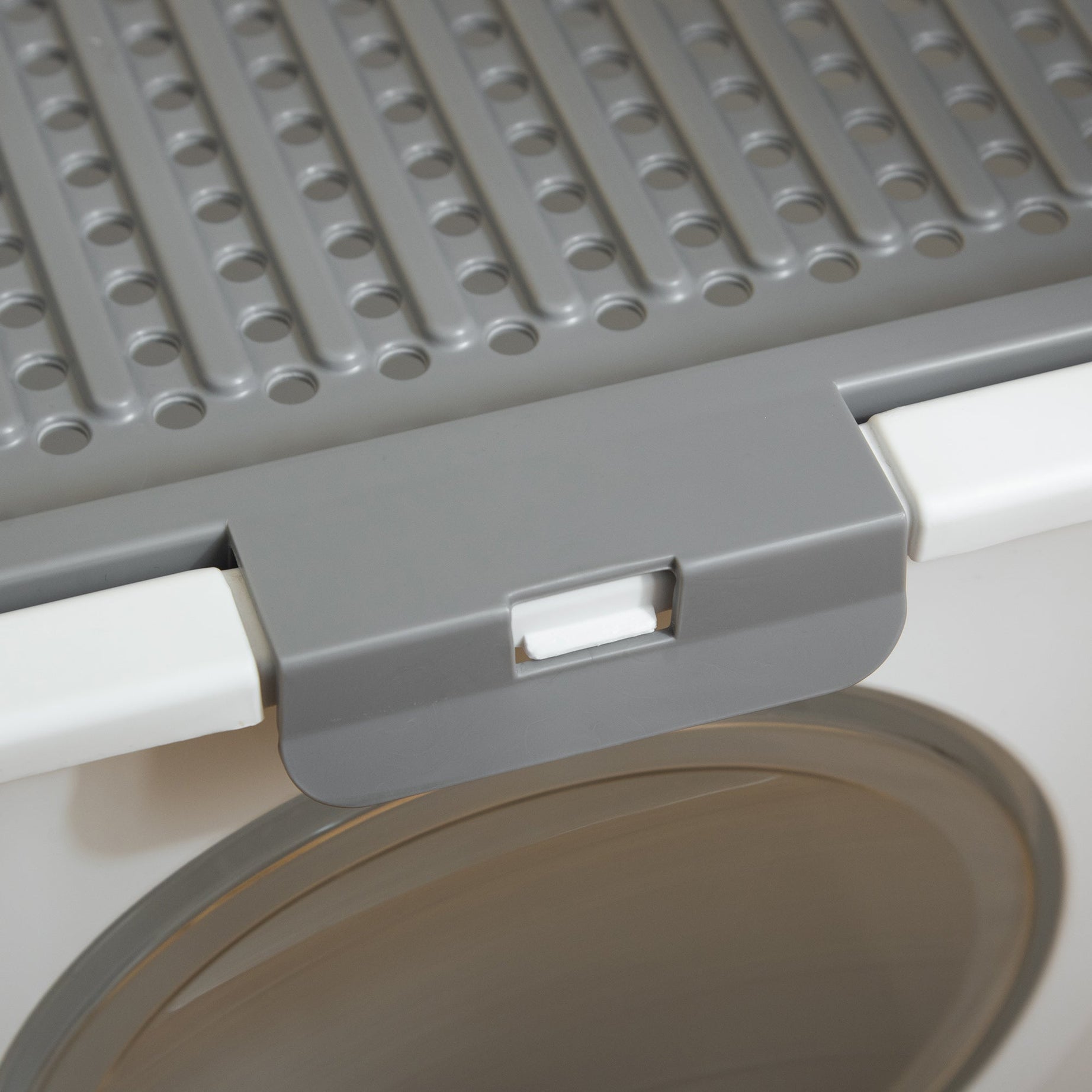 Pawhut Cat Litter Box Pet Toilet Enclosed Kitten Pan With Front