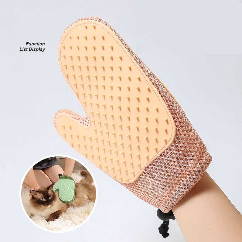 Comb 2-in-1 Floating Hair Removal Pet Gloves Pet Supplies Dog Cat