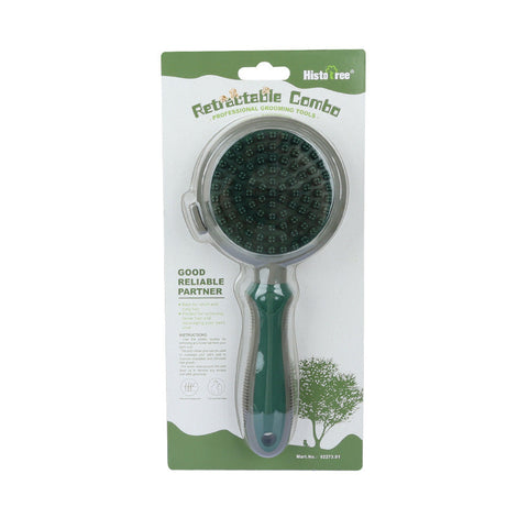 Pet Hair Removal Comb Cat Brush Self Cleaning Slicker Double-sided