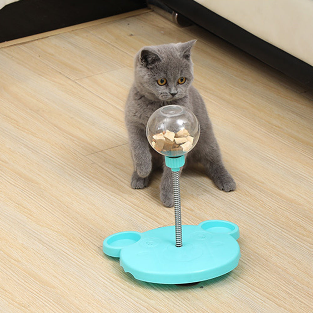 Pet Feeder Cat Toy Pets Leaking Food Ball Self-playing Tumbler