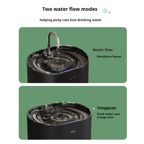 Pet Water Dispenser Loop Filter Smart Cat Feeder Alloy Fountain