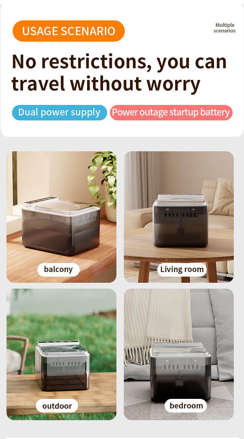 Wireless Charging Battery Driven 304 Stainless Steel Cat Automatic