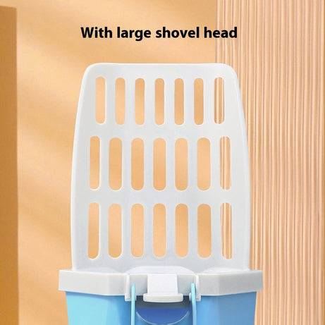 Large Capacity Integrated Cat Litter Scoop Cleaning Tool