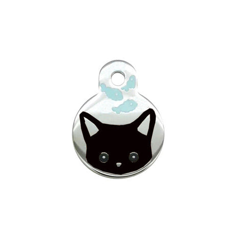 Pet Dog Brand Cute Cartoon Cat And Fish Printed Necklace Pendant
