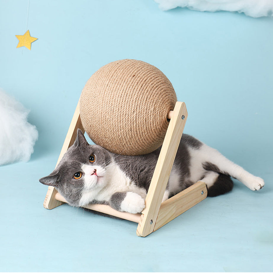Professional Vertical Cat Toy Sisal Catching Ball