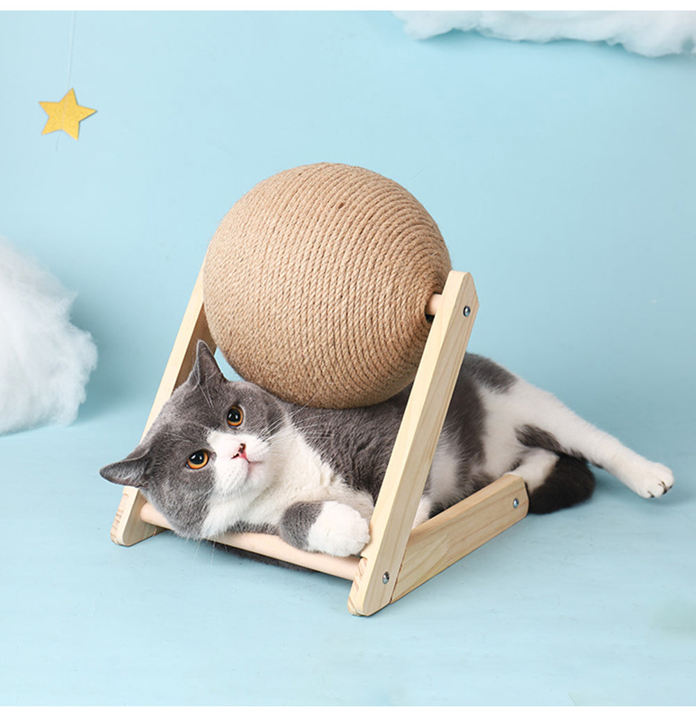 Professional Vertical Cat Toy Sisal Catching Ball