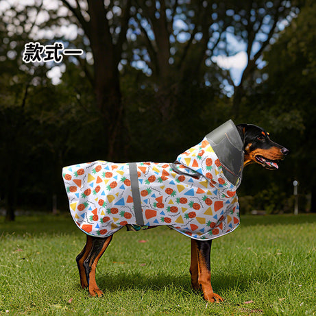 Dog Raincoat Waterproof Hoodie Pet Clothing Outdoor Walking Shell